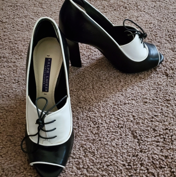 Ralph Lauren Purple Label Shoes - Ralph Lauren Purple Label Katia Peep Toe